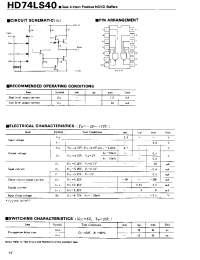 Datasheet HD74LS40 manufacturer Hitachi